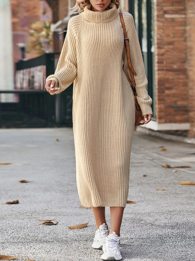 Celine - Casual knitted winter dress