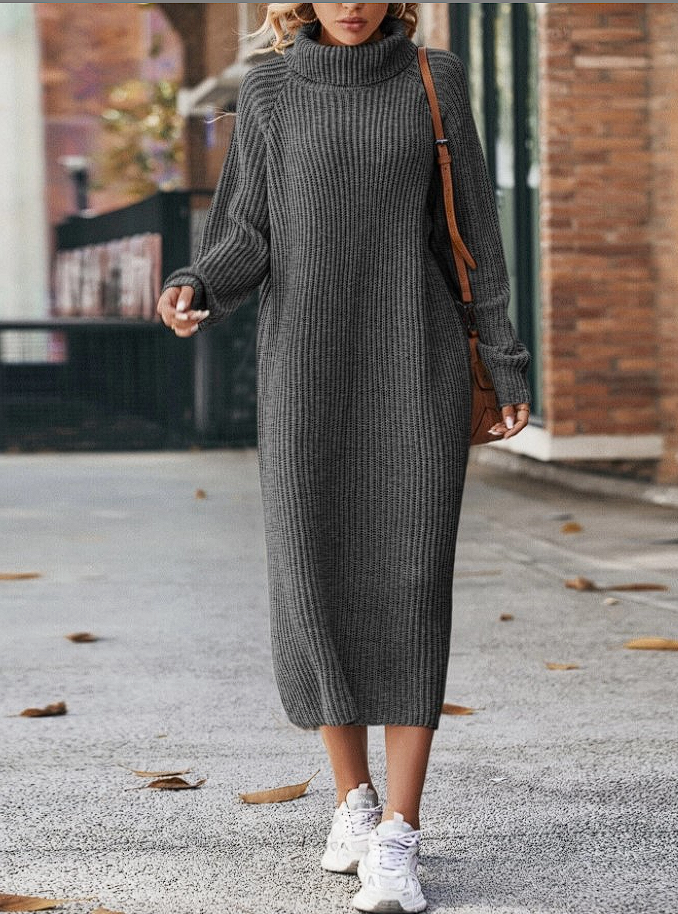 Celine - Casual knitted winter dress