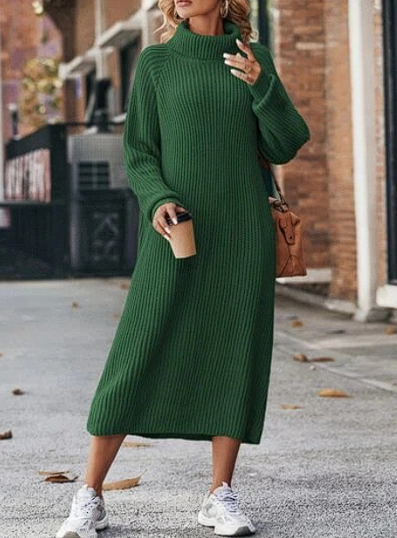 Celine - Casual knitted winter dress