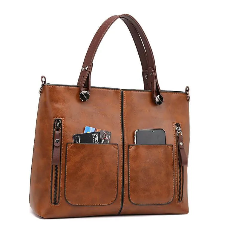 Nora - Leather shoulder bag