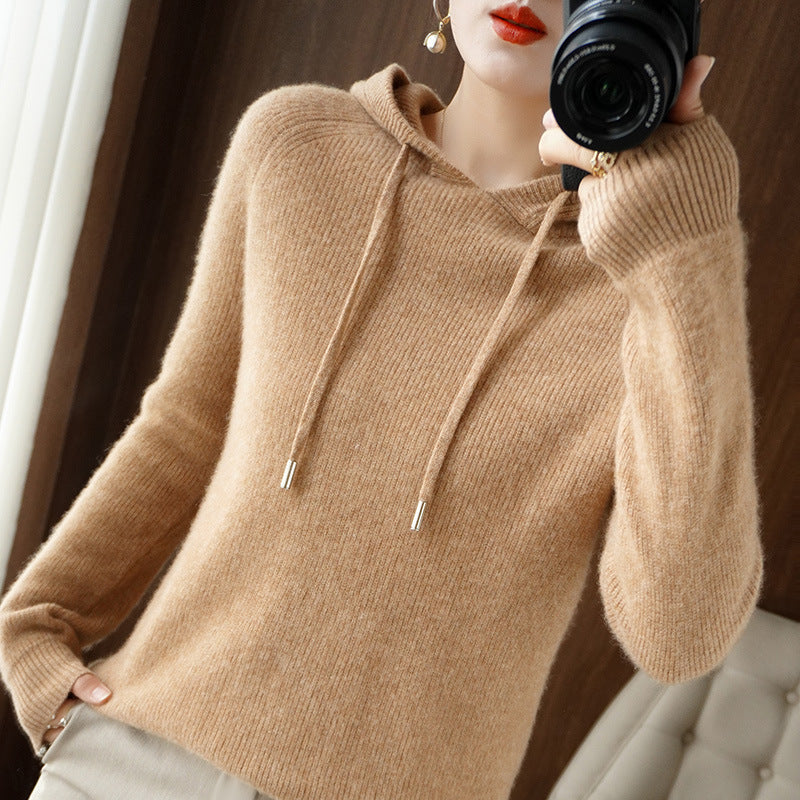 Jamila - Knitted hoodie