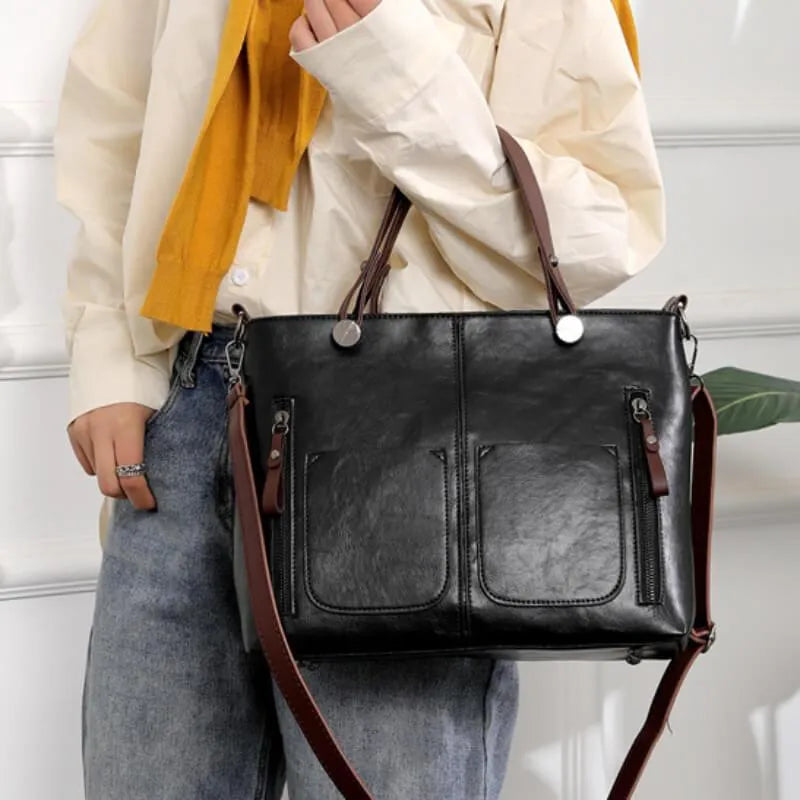 Nora - Leather shoulder bag