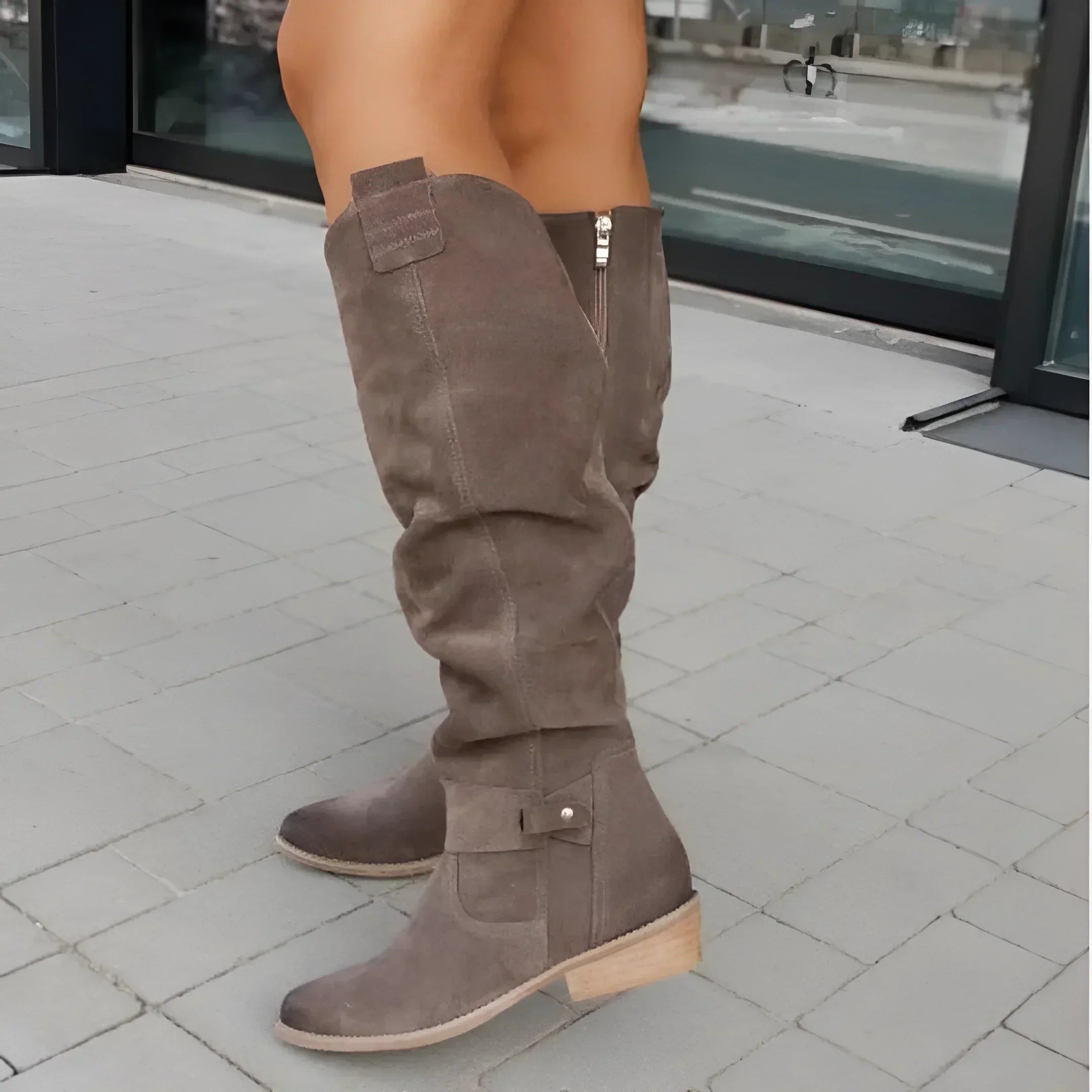 Clémence - Elegant suede boots