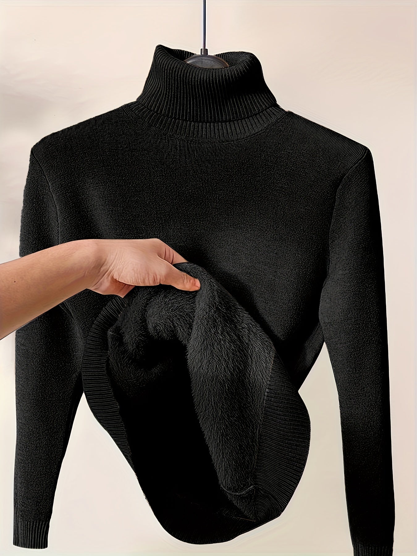 Robin - Stylish turtleneck with warm lining