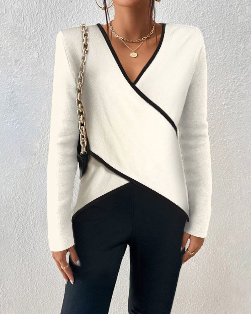 Iris - Elegant v-neck jumper