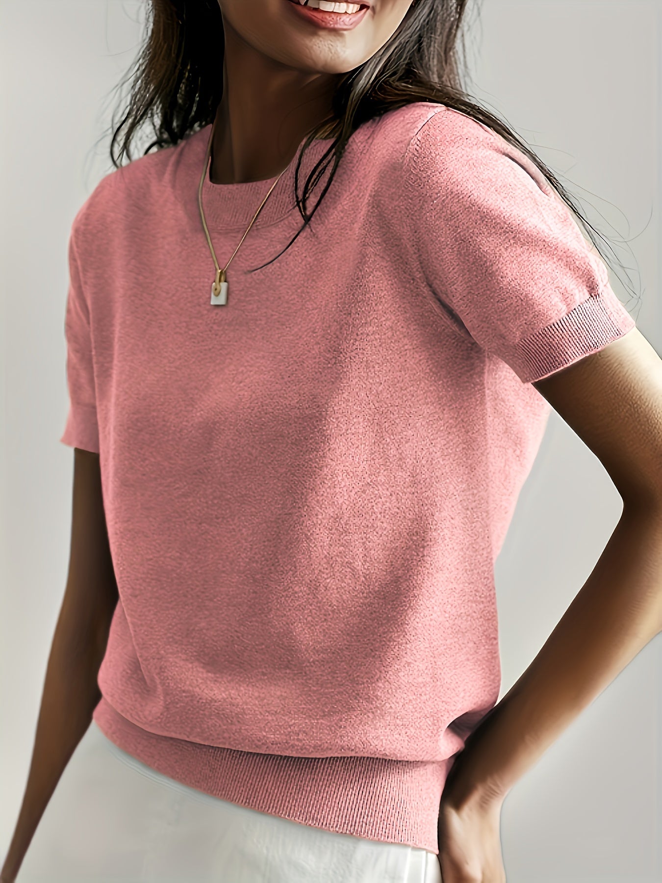 Kay - Casual short-sleeve jumper