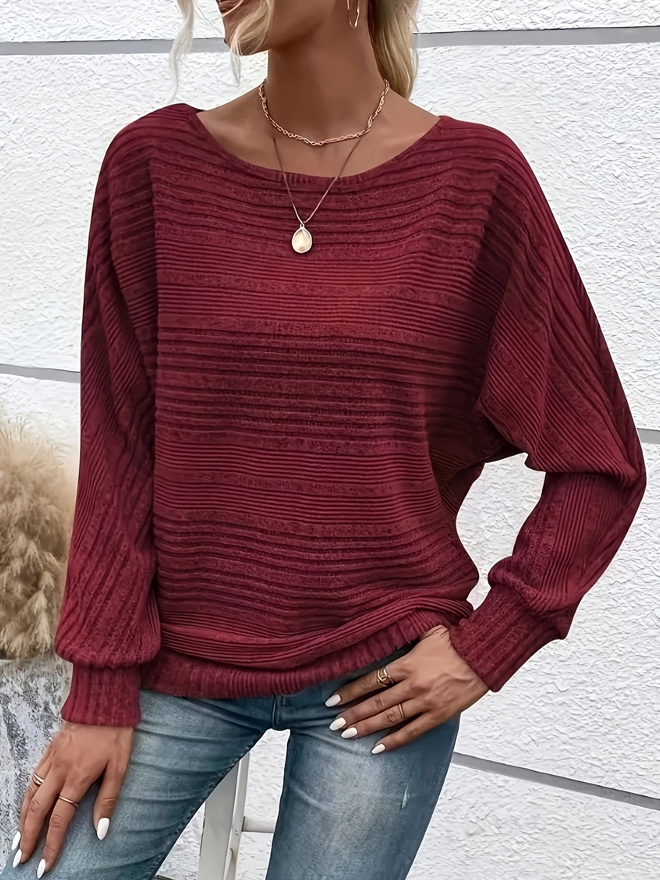 Mils - Casual round-neck jumper