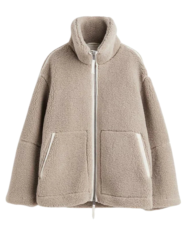 Alisson - Oversized teddy jacket