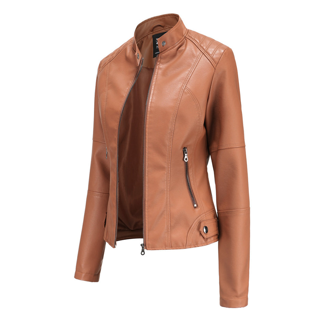 Milena | Stylish leather jacket