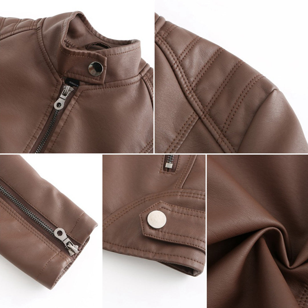 Milena | Stylish leather jacket