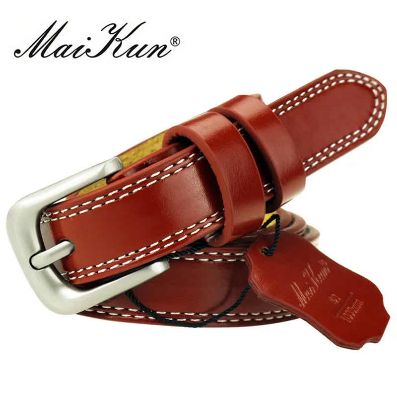 Ilaria | Leather belt for women (2,2 cm)