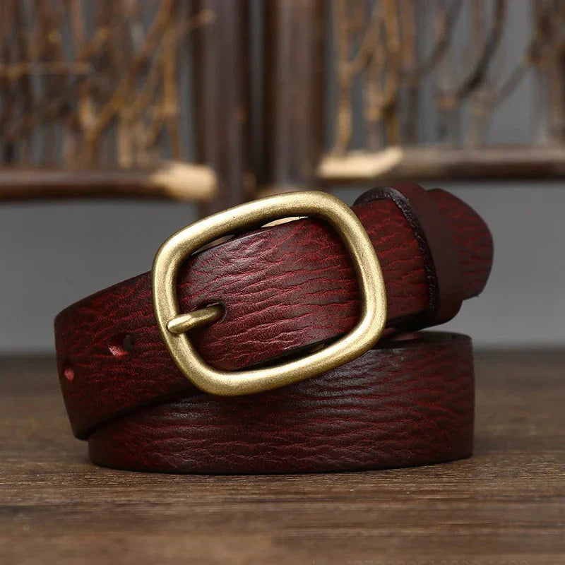 Elisa | Leather ladies' belt (2.8 cm wide)