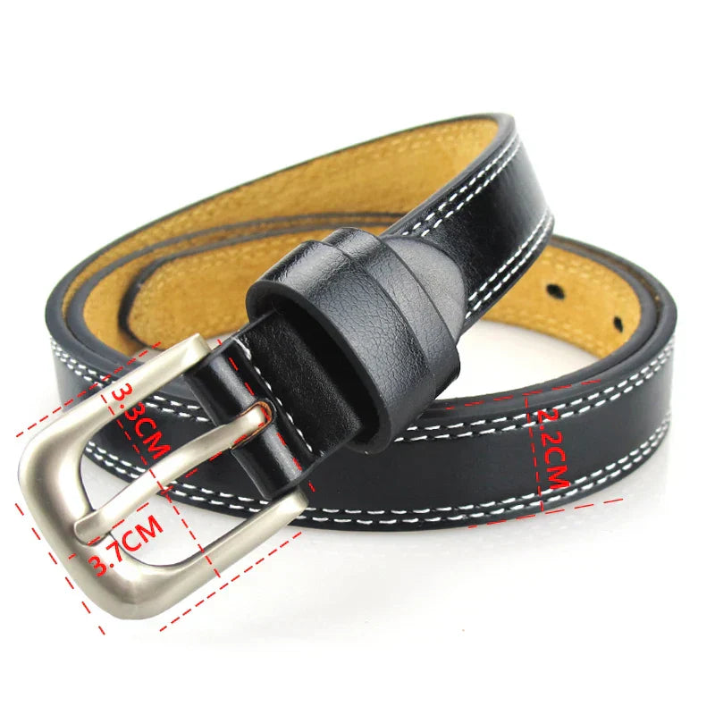 Ilaria | Leather belt for women (2,2 cm)