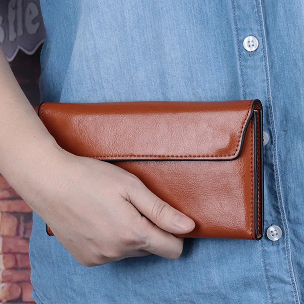 Charlie | Long ladies bag in luxurious imitation leather