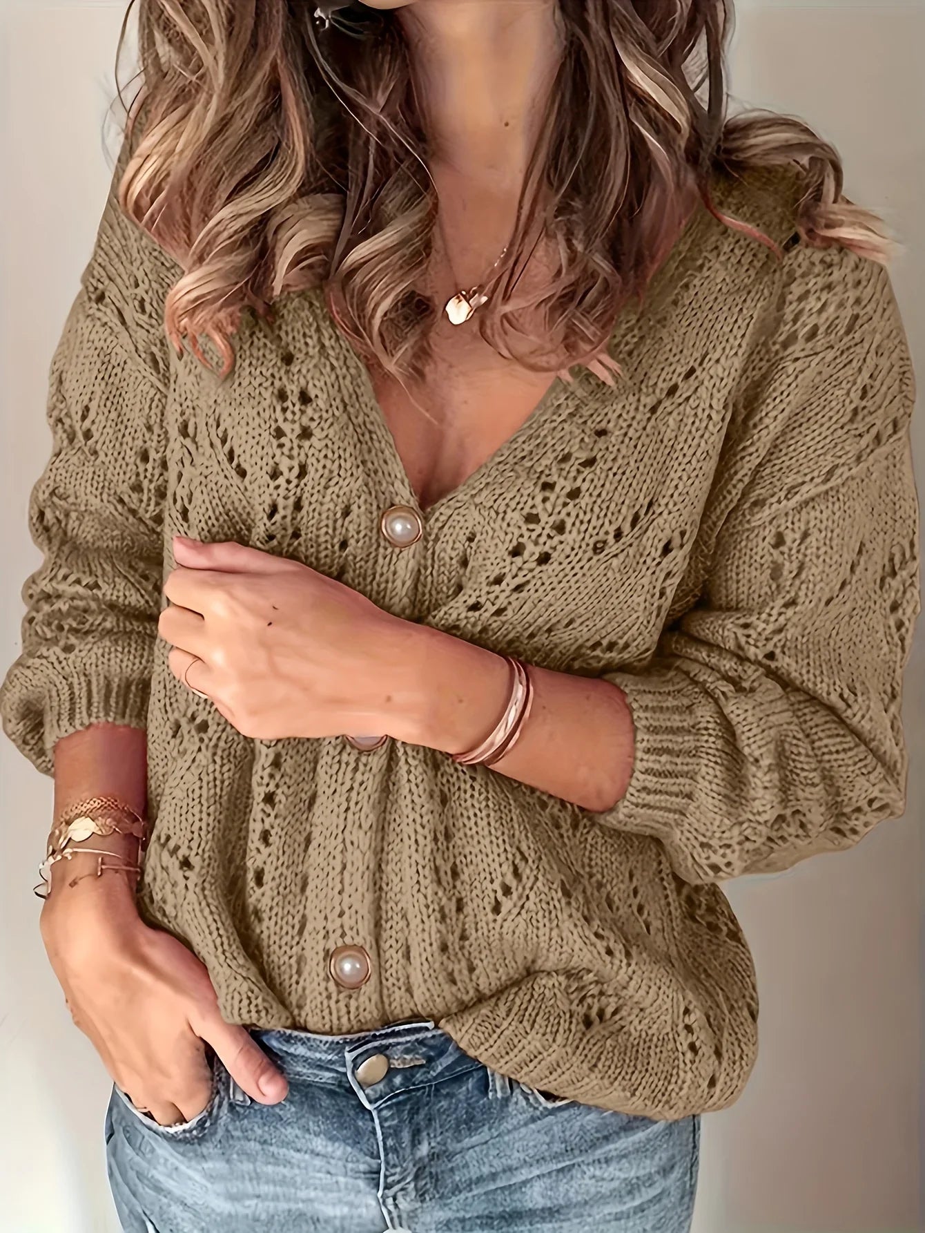 Essencia | Knitted Button Cardigan