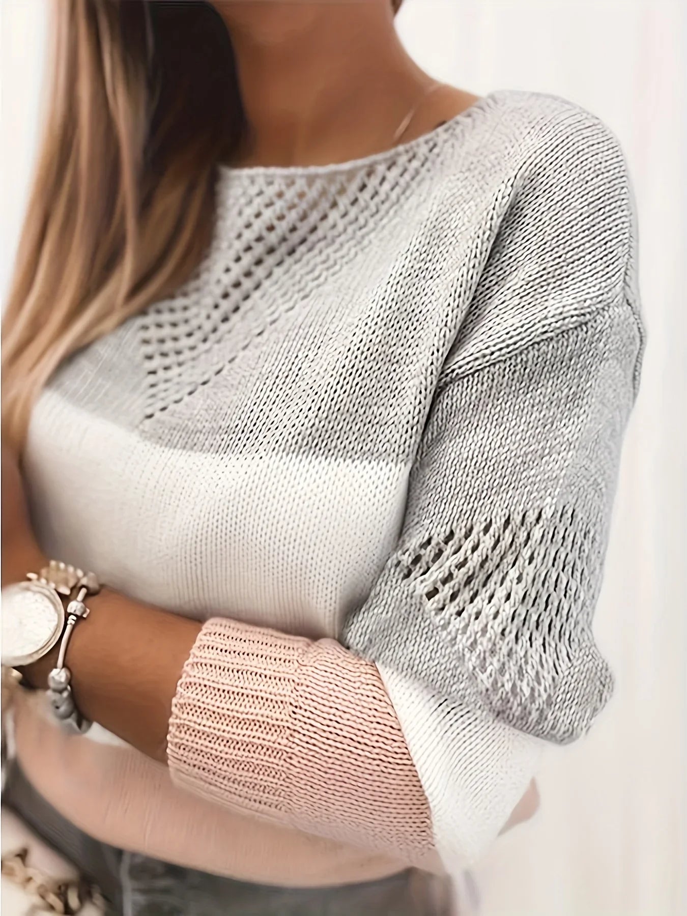 Essencia | Cut-out Knitted Sweater