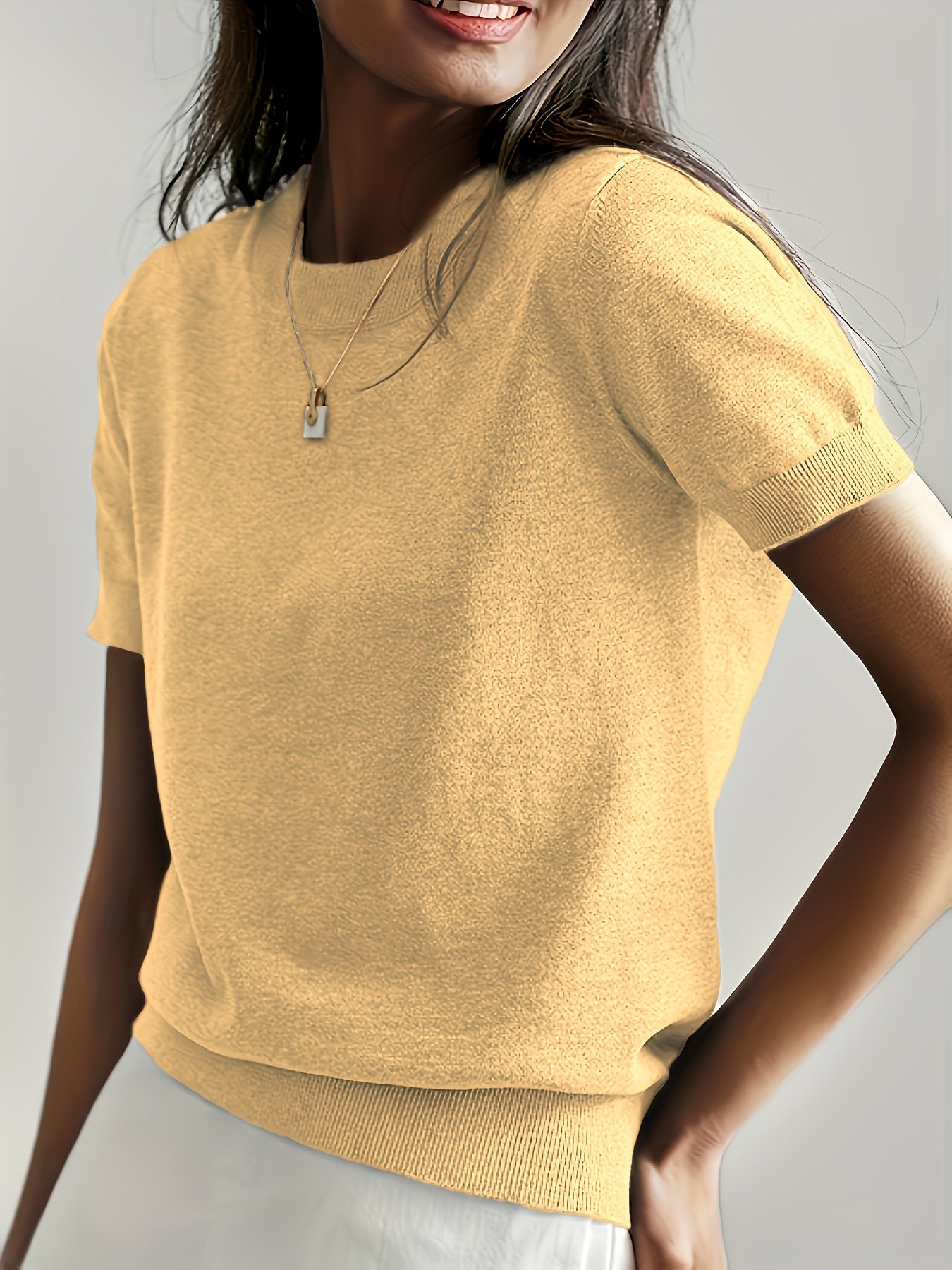 Kay - Casual short-sleeve jumper