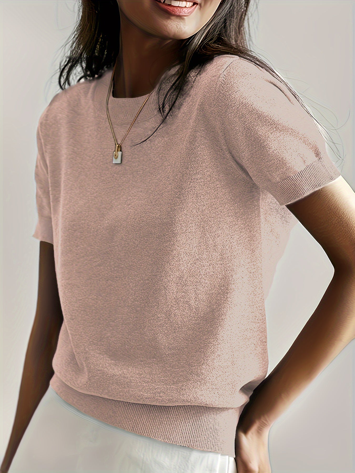 Kay - Casual short-sleeve jumper