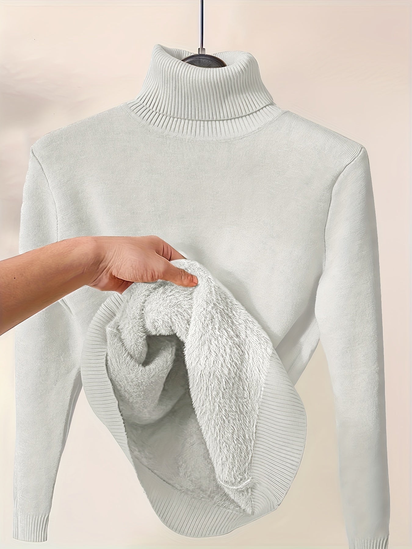 Robin - Stylish turtleneck with warm lining