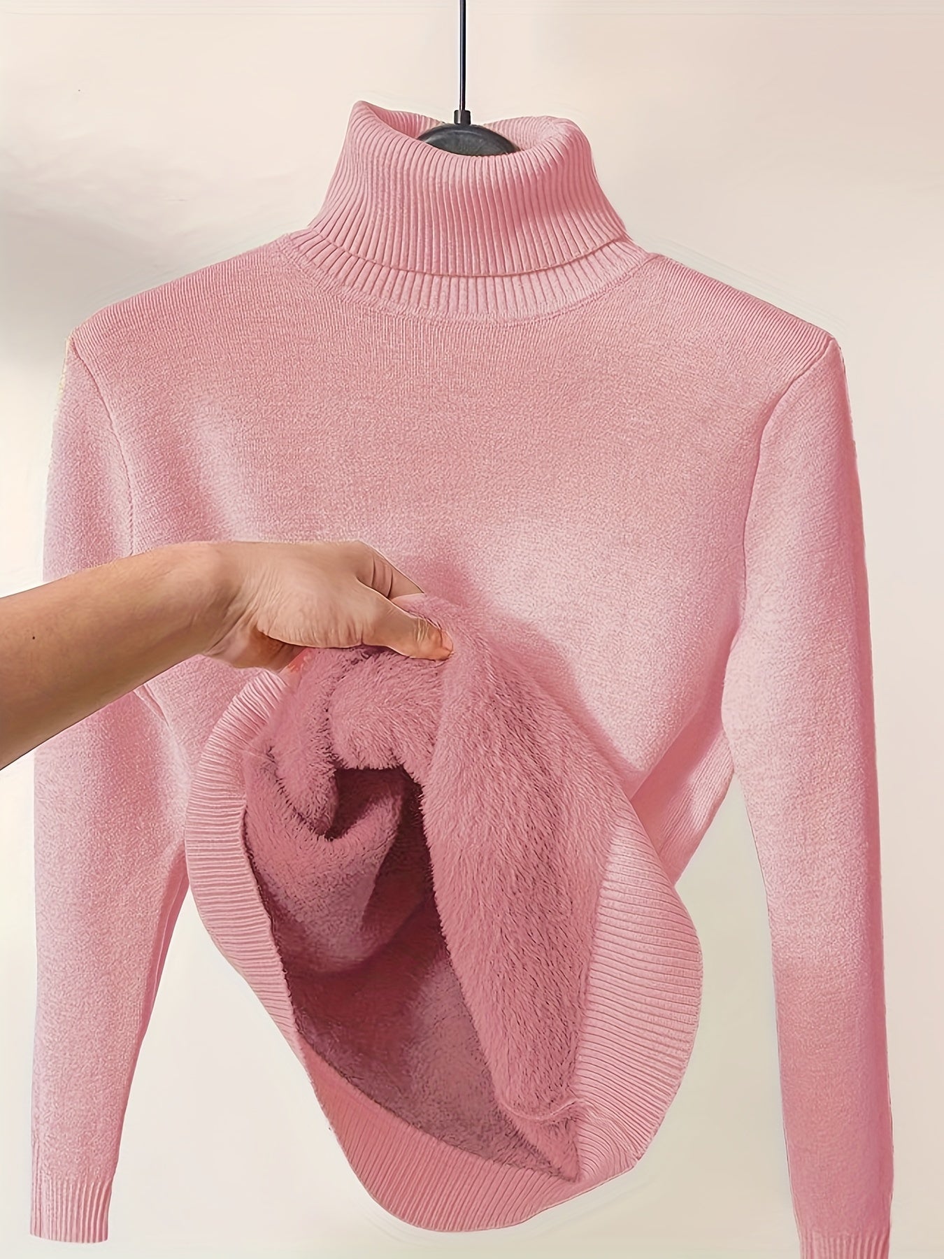 Robin - Stylish turtleneck with warm lining