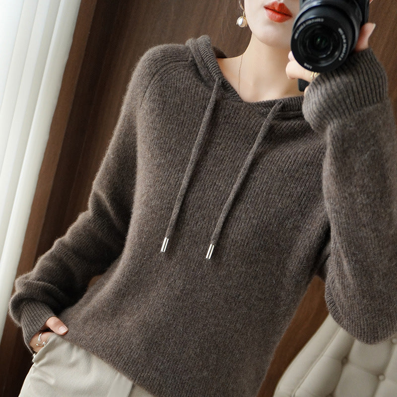 Jamila - Knitted hoodie