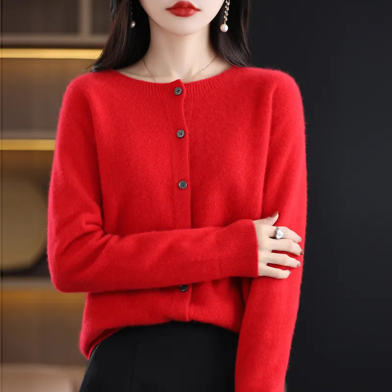 Annika - Soft and elegant wool cardigan