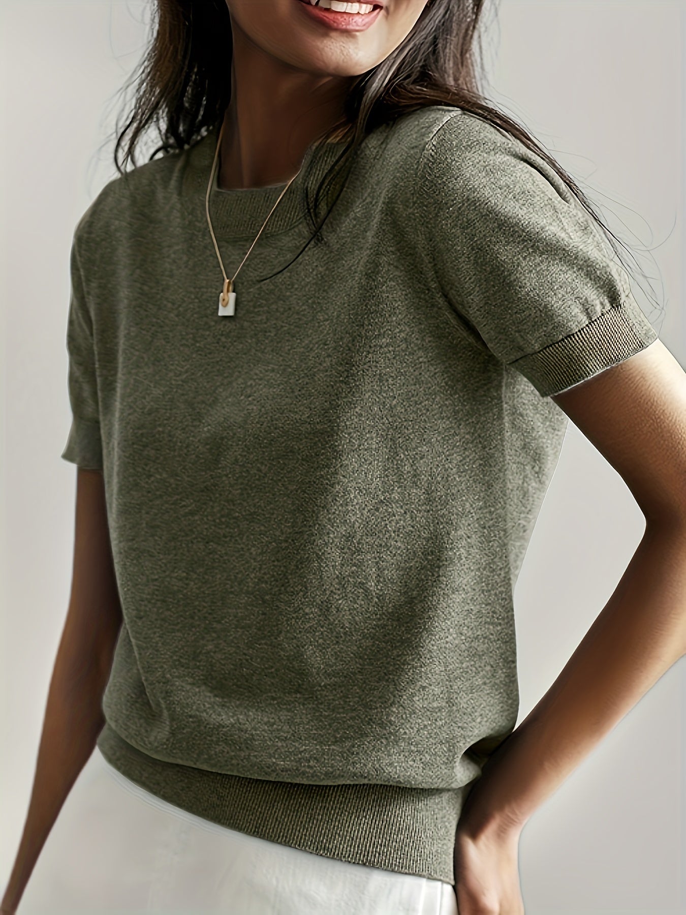 Kay - Casual short-sleeve jumper