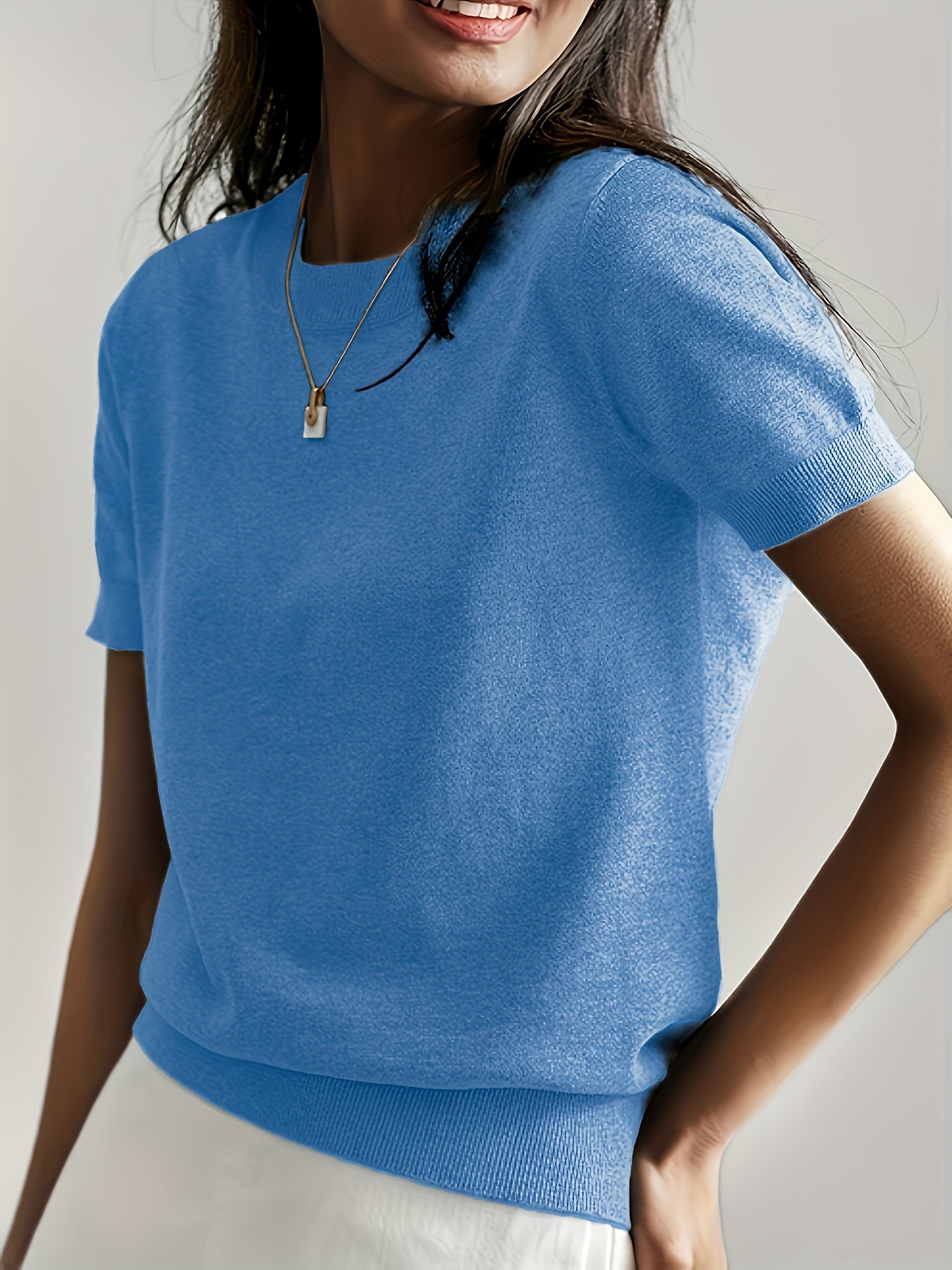 Kay - Casual short-sleeve jumper